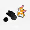 Puppy Brooch, Clothing and School Bag Accessories