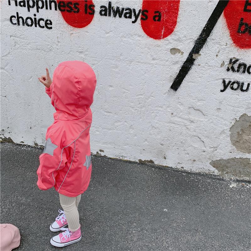 Children's Velvet Ski Jacket – Windproof, Hooded Fleece for Spring & Autumn, Trendy Design for Kids