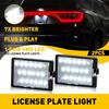 2Pcs 68370520AA LED License Plate Light Lamp Assembly 6000K Super Bright 68244899AA White for Durango 2014-2021 Citadel Rallye