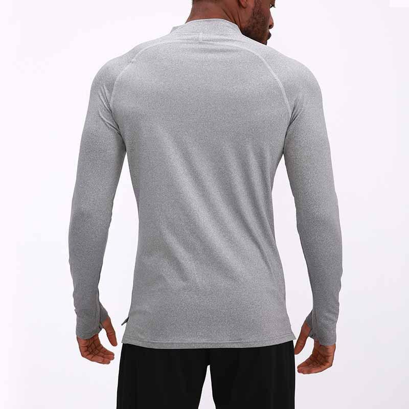 Men's Fitness Clothing Long Sleeve Quick-Dry Breathable Outdoor Running Compression Basketball Sports Tights Sportswear