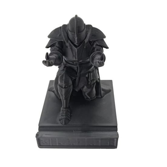 Printed Knight Pen Holder Multi-function Kneeling Knight Pencil Stand Home Office Desktop