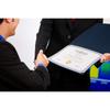Certificate Paper 8.5 x 11 Inches, 100-Pack Diploma Paper, Letter Size, Blank, Blue Borders