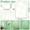 1Set (5Pcs) Reusable Acrylic Wedding Place Cards - Blank with Stands, Ideal for Seating & Banquet Tables