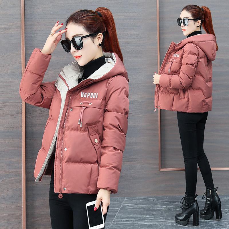 

Зимняя повседневная куртка с капюшоном, парки для женщин, теплое длинное женское пальто с буквенным принтом, верхняя одежда на молнии XXL красный