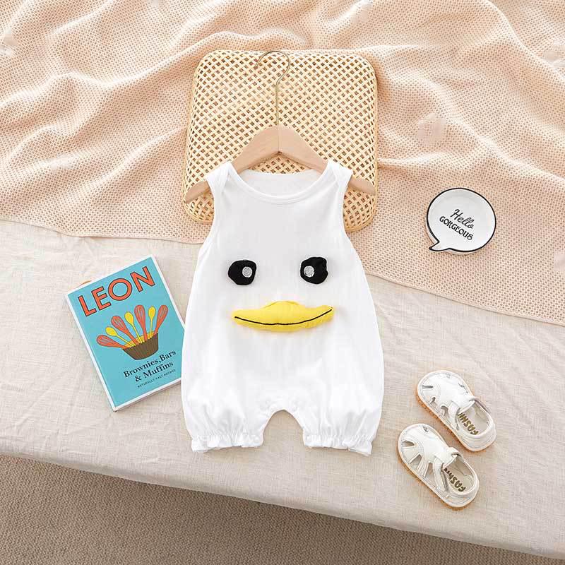 

Boys & Girls Trendy Summer Pajamas: Lightweight Newborn Onesies & Air Conditioning Suits 90 cm