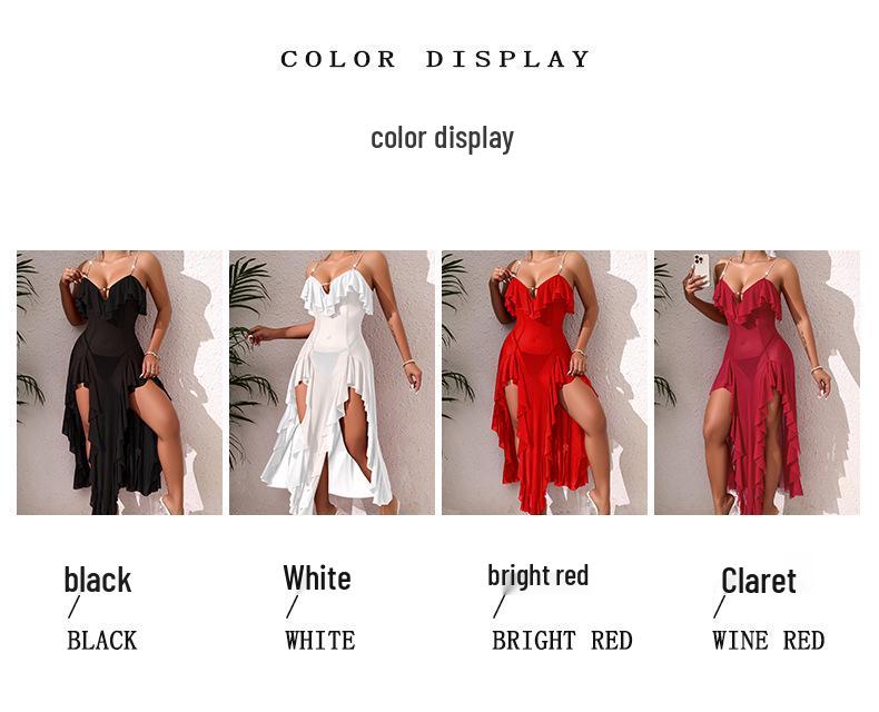 Elegantes Damen-Netzkleid mit offenem Rücken - Sexy & Verführerische Abendgarderobe