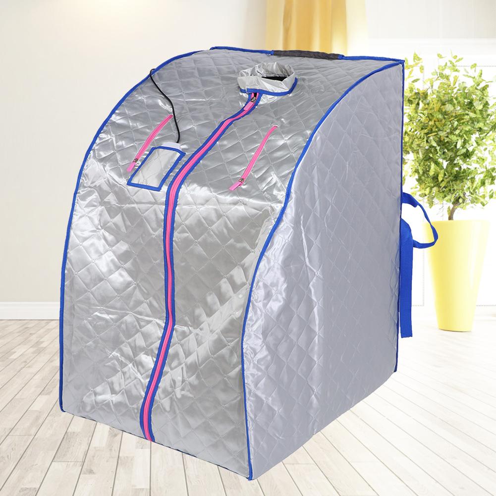 Household Portable Waterproof Far Infrared Steam Sauna Box Salon Body Slimming Steamer TentUS Plug