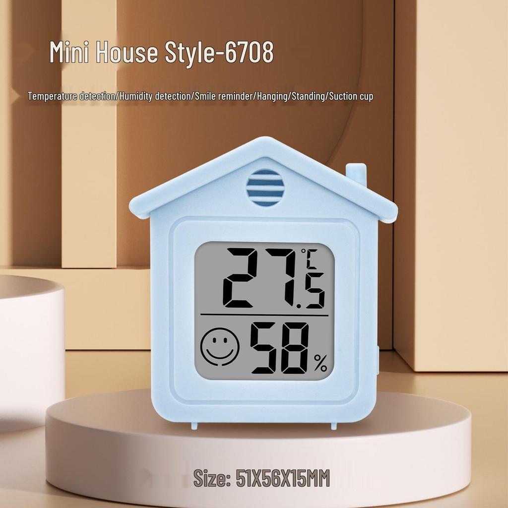 High-Precision Indoor Temperature & Humidity Meter with Magnetic Mount and Large-Display