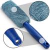 Car Wheel Wash Cleaning Car Wash Portable Microfiber Wheel Tire Rim Brush for Car with Plastic Handle Auto Washing Cleaner Tools