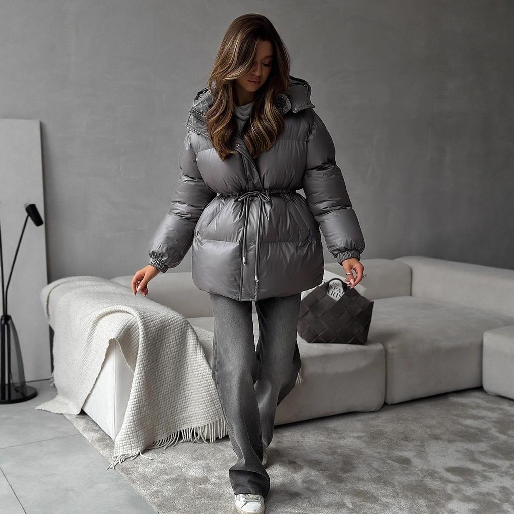 Winter Hooded Zipper Comfortable Warm Jacket
