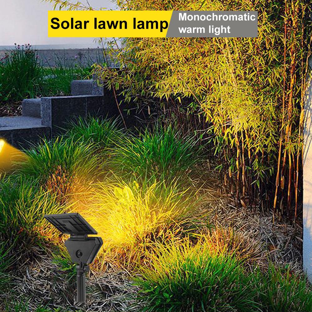 LED Ground Light Super Bright Solar Lawn Lamp 2 Lighting Modes Garden Decoration
