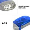 LED Light Squeeze Flashlights for Camping Hiking Outdoor Sport Hand Crank Emergency Flashlights Manual Press Flashlights