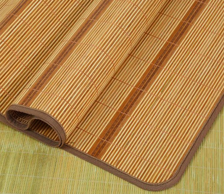 Esterilla de Bambú Fresca para Verano - Doble Cara para Camas de 1,2 m y 0,9 m, Adecuada para Residencias Estudiantiles y Hogares