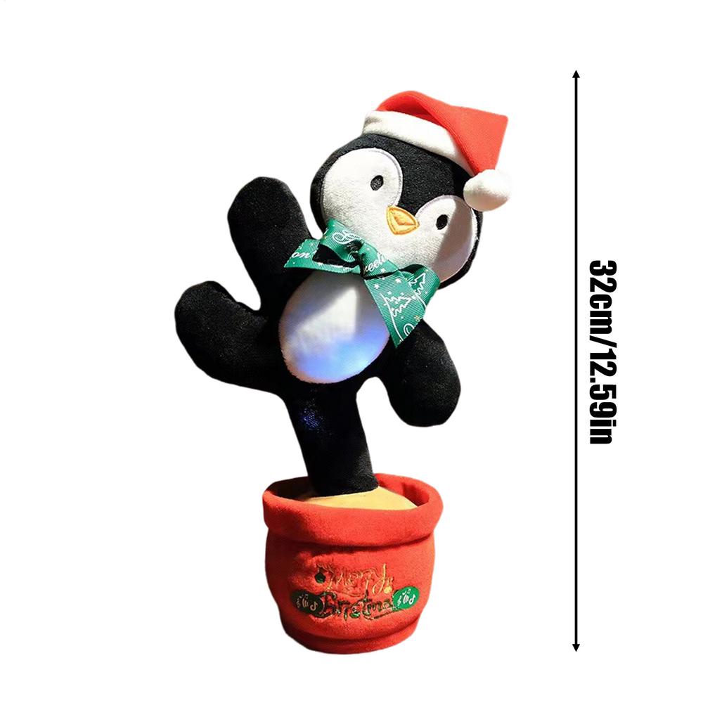 

Dancing Christmas Tree Doll Electric Singing Light Up Christmas Tree Doll Seasonal Decor For Bedroom Thanksgiving Holiday