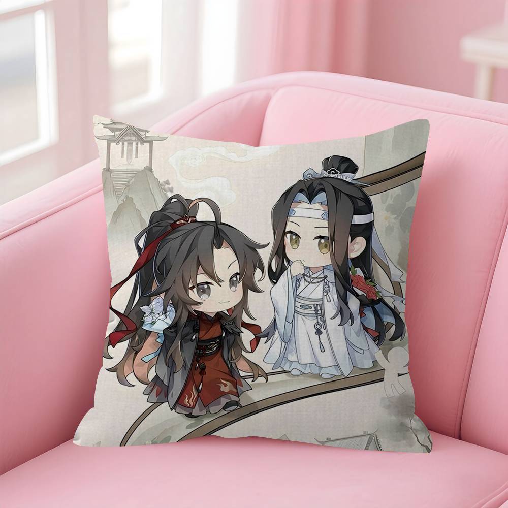 Anime Mo Dao Zu Shi Pillow Cover Sofa Cushion Cover Home Room Decoration Children Gift