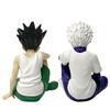 Full Time Hunter Anime Character Sitting Posture Qiben Sitting Posture Xiaojie Handheld Desktop Ornament PVC Trendy Toy Model