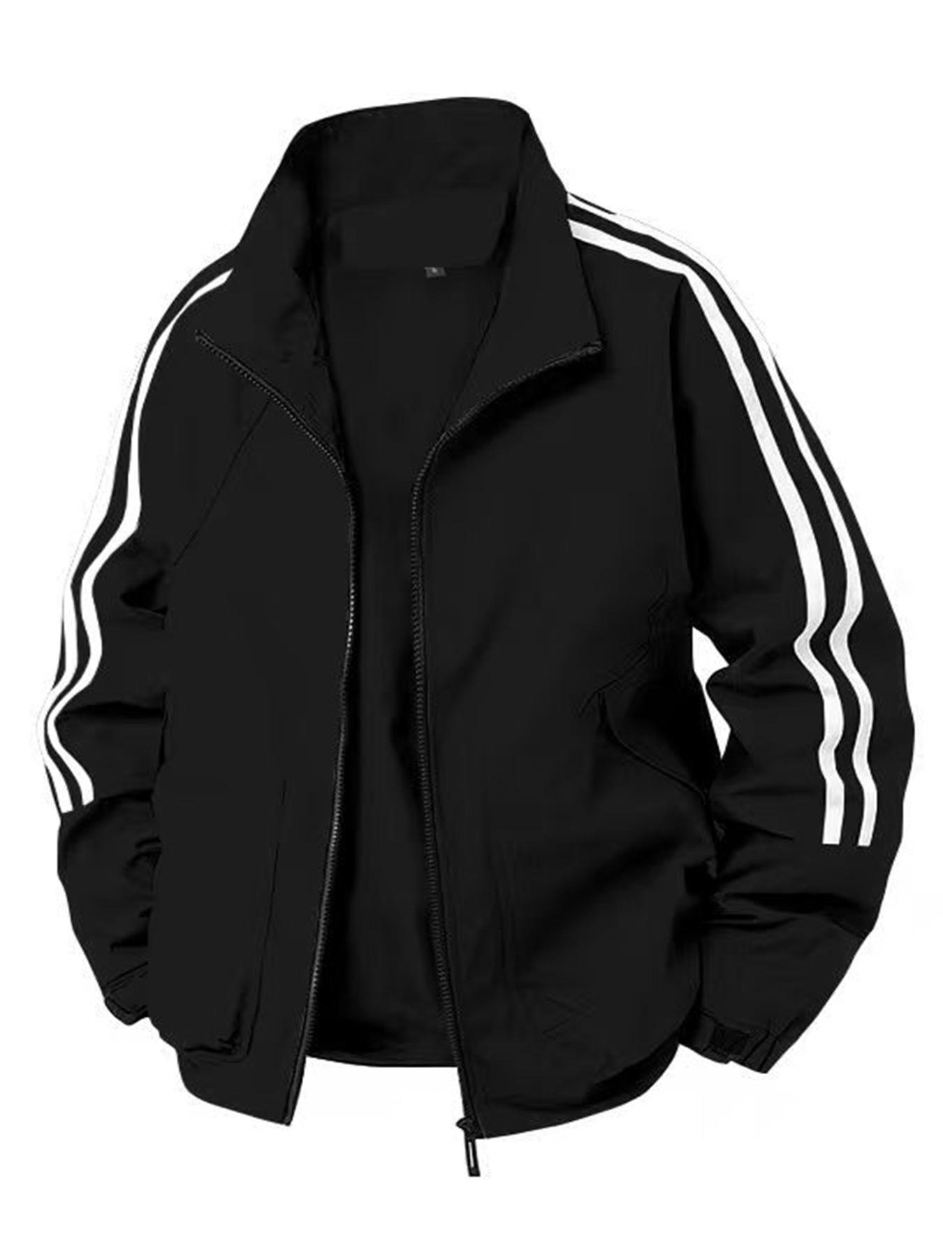 Trendy Korean Style Waterproof Windbreaker - Lightweight Lapel Jacket for Teens Small
