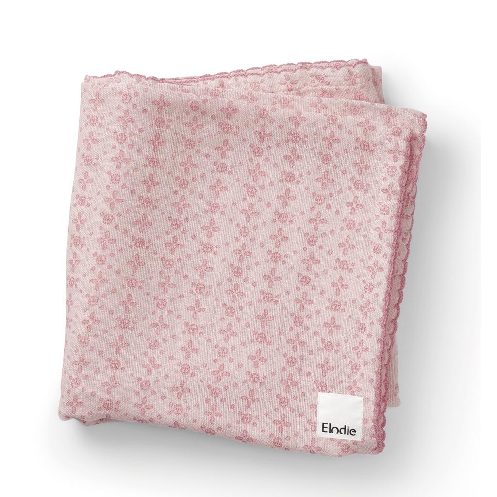 Baby Blanket Baby Blanket Gauze Summer Spring Bamboo Material Lap Blanket Stylish Cute Elodie Bamboo Muslin Blanket Embroidery Anglaise Pink [Elodie