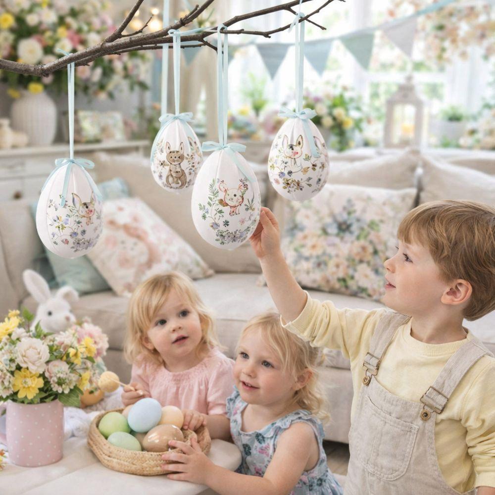 Cartoon Easter Simulation Egg Foam Easter Party Decorations Egg Hanging Ornament  Office Party