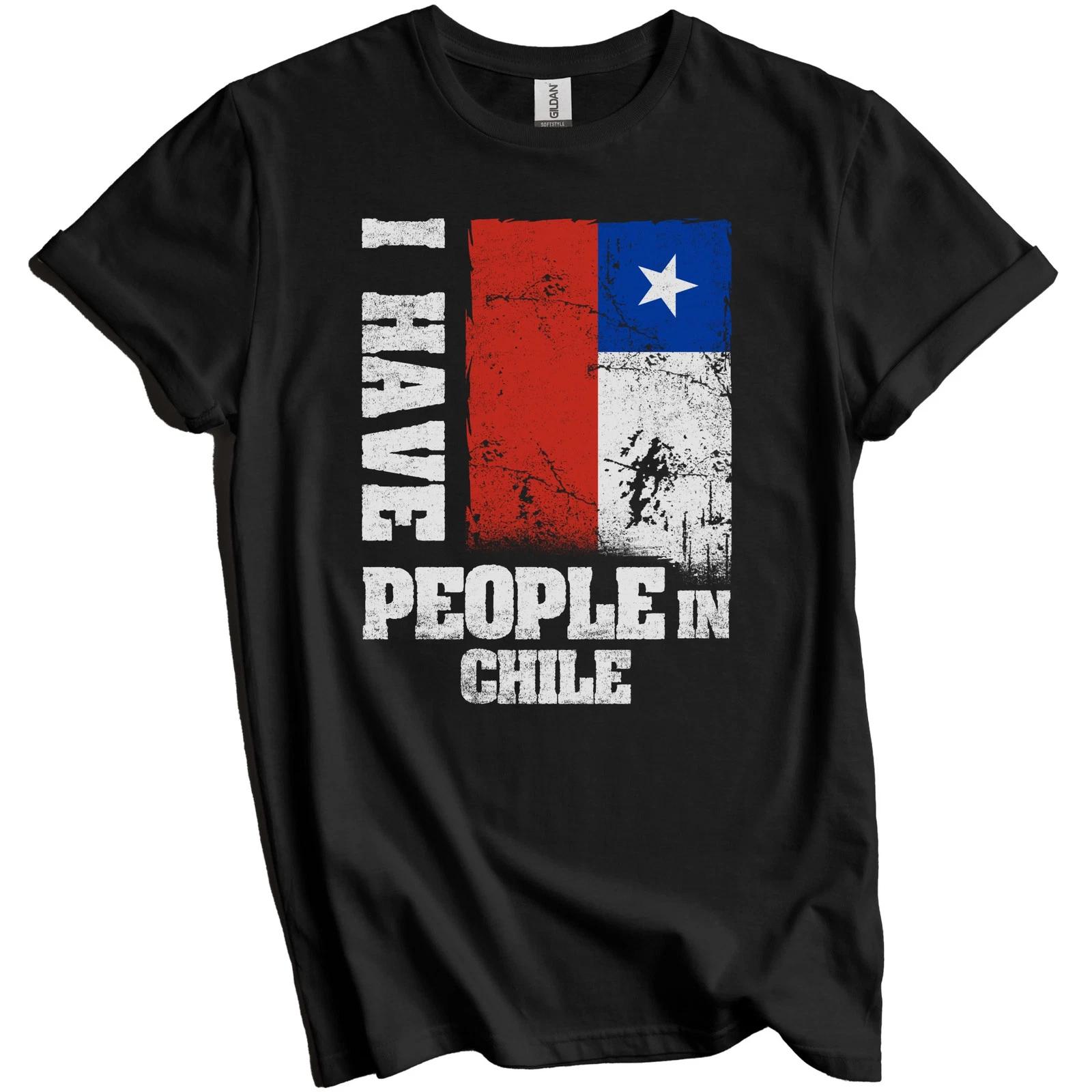 

I Have People In Chile Chilean Flag T-Shirt S