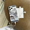 Winter Snowflake Hello Kitty iPhone Case for 14/15/16 Pro Max with Girly Heart Design