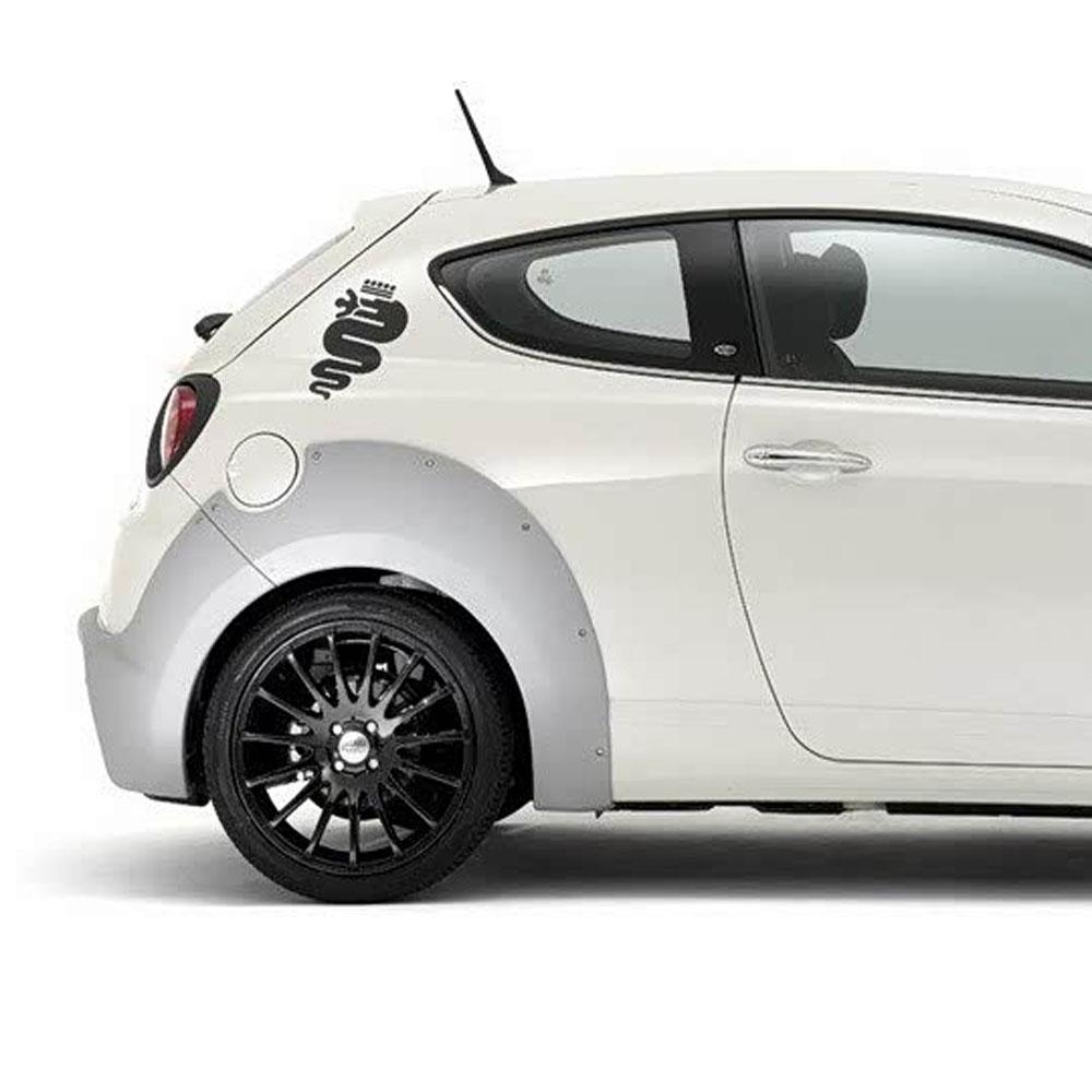 2PCS Car Body Sticker For Alfa Romeo Giulietta Mito Giulia Brera 147 156 159 Tonale GT