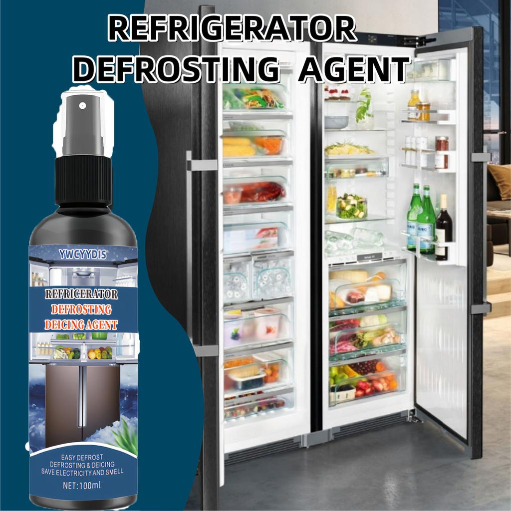 Quick-Freeze Refrigerator Deicer - Safe for Food, Easy Ice & Stain Removal, No Power Needed- for Quick Defrosting,100ml