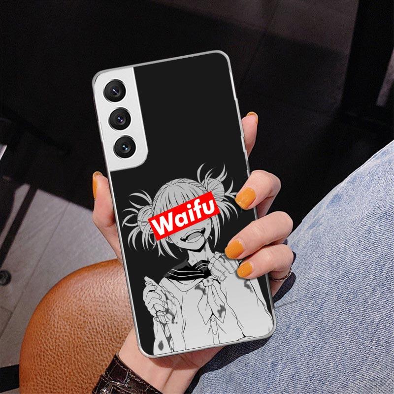 Sugoi Senpai Japanese Anime Waifu Phnoe Case for Samsung Galaxy S26 S25 Edge S23 S24 Ultra S22 Plus S21 S20 FE Unique Cover Soft