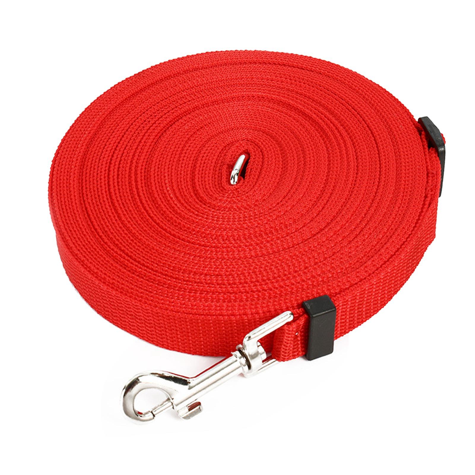 

Dog Long Leash 32.8ft Adjustable Portable Dog Training Leash for Large Dogs Hiking Camping Training Swimming Red красный