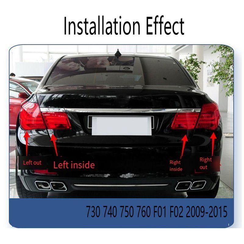 Car Parts Outside Left Rear Bumper Tail Light For BMW 7 Series 730 740 750 760 F01 F02 2009-2015
