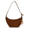 New retro lazy style fashion commuting simple large capacity croissant bag shoulder messenger tote bag