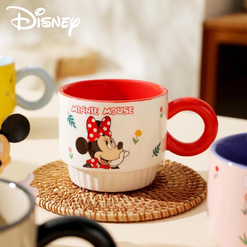 Disney Mickey Family Stackable Ceramic Mugs - Set of 4 (330ml)