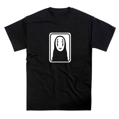 Kaonashi Figur Ohne Gesicht Anime Maske Spirited Figur T-Shirt