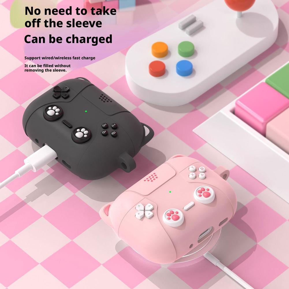 2025 For AirPods Pro 3 Case Anime Cat Wireless Charging Silicone Accessories Cover Cute Kawaii Protector For AirPods Pro 3 Case
