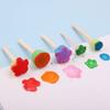 28Pcs Sponge Brush Set Painting Stamps Sponge Tools for Creative Drawing Graffiti Art Supplies Drawing Stamps