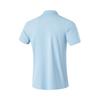 Li-Ning Solid Color Comfortable Breathable Versatile Short Sleeve Polo Shirt Men tops Light-Blue APLU747-3