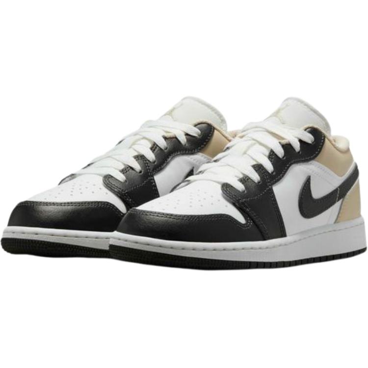 Air Jordan 1 Low GS Summit White Black Yellow 553560-153