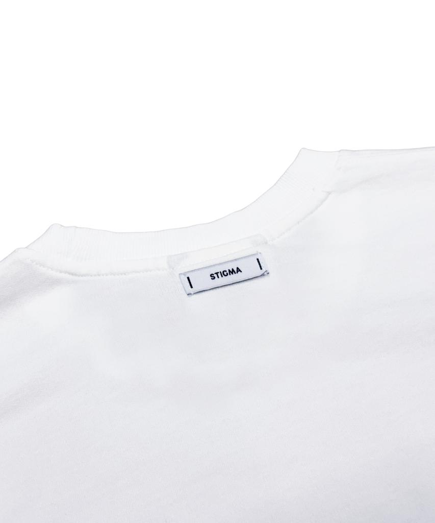 STIGMA Washed Blank T-Shirts V2 White
