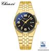 CHENXI Men's Fashion Stainless Steel Automatic Mechanical Watch with Calendar & Luminous Waterproof Features
