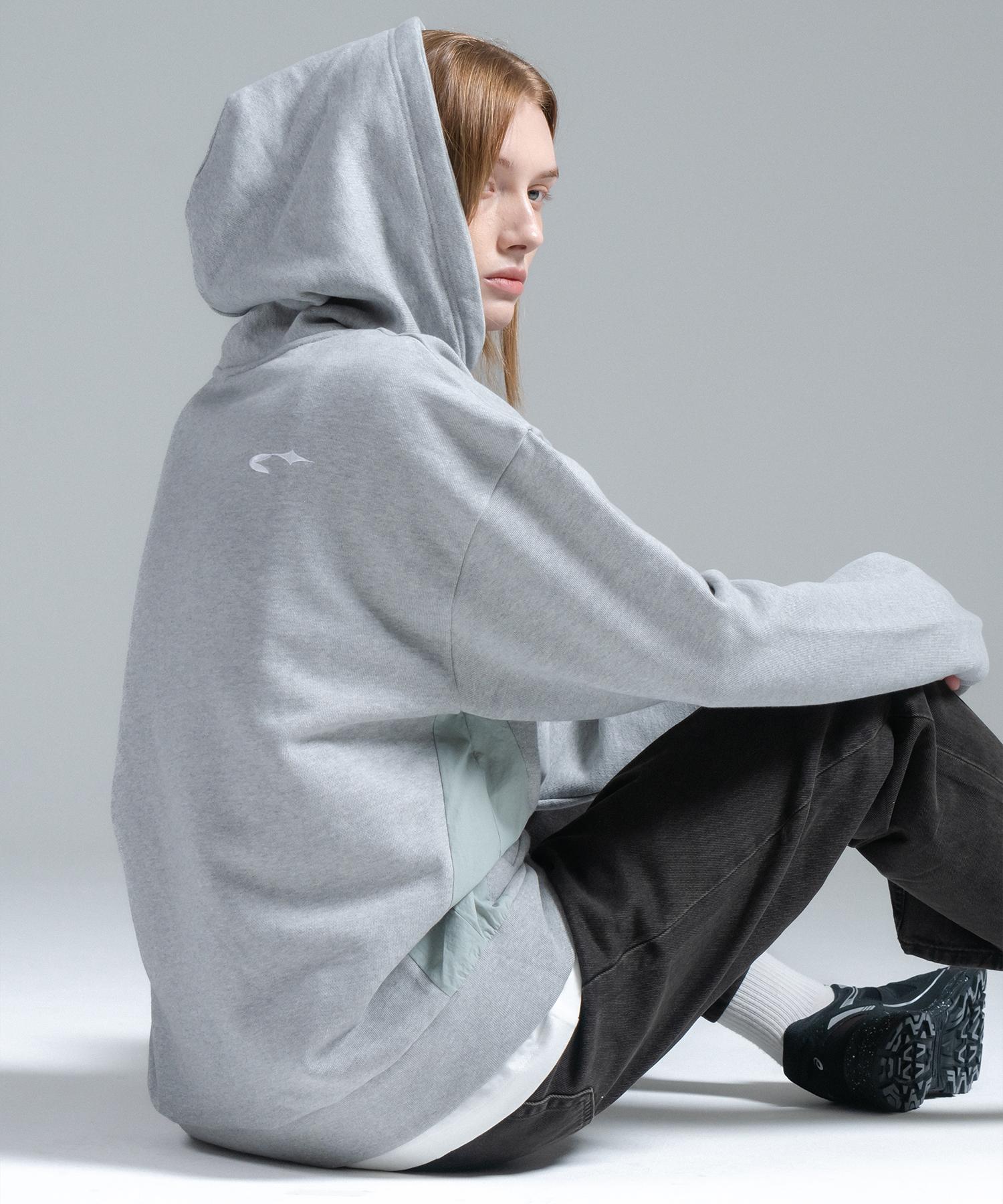 Canbats Glitter Wappen Classic Hoodie (Grey) Gray