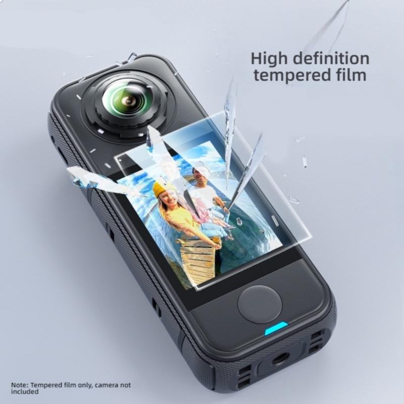 Camera Lens Guard Shatterproof Film With AntiFingerprint Coating Easy Apply for X4 Air Sports Recorders