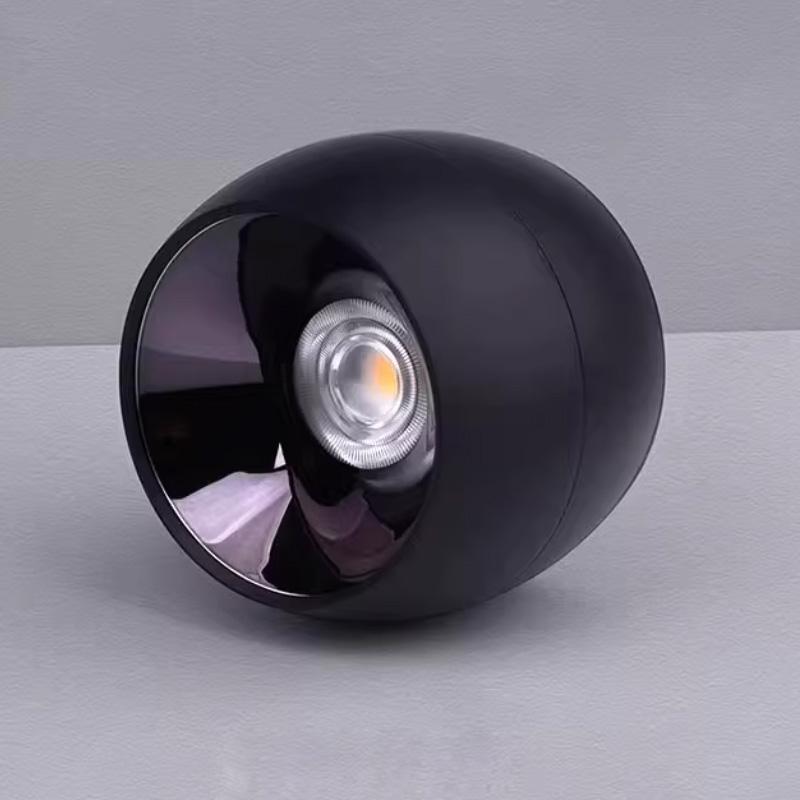 

Светодиодный точечный светильник COB с регулируемой яркостью 7 Вт, 10 Вт, 15 Вт, для поверхностного монтажа, потолочный светильник, фоновое настенное освещение, AC85-265 В, светодиодный точечный светильник 7W&Natural white 4000K чёрный