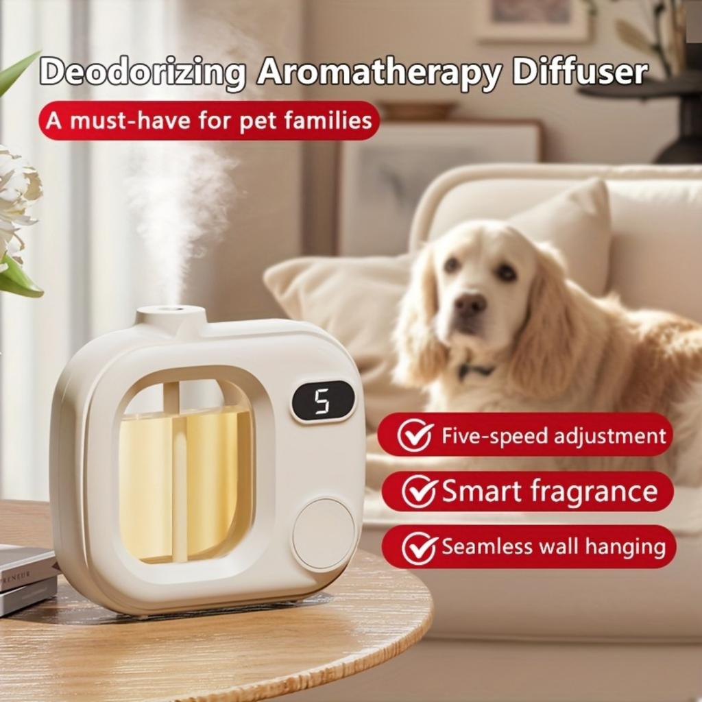 USB Rechargeable Aromatherapy Machine, 5 Modes - Digital Display, Suitable for Long-lasting Home Fragrances of Essential Oils and Toilet Deodorizers
