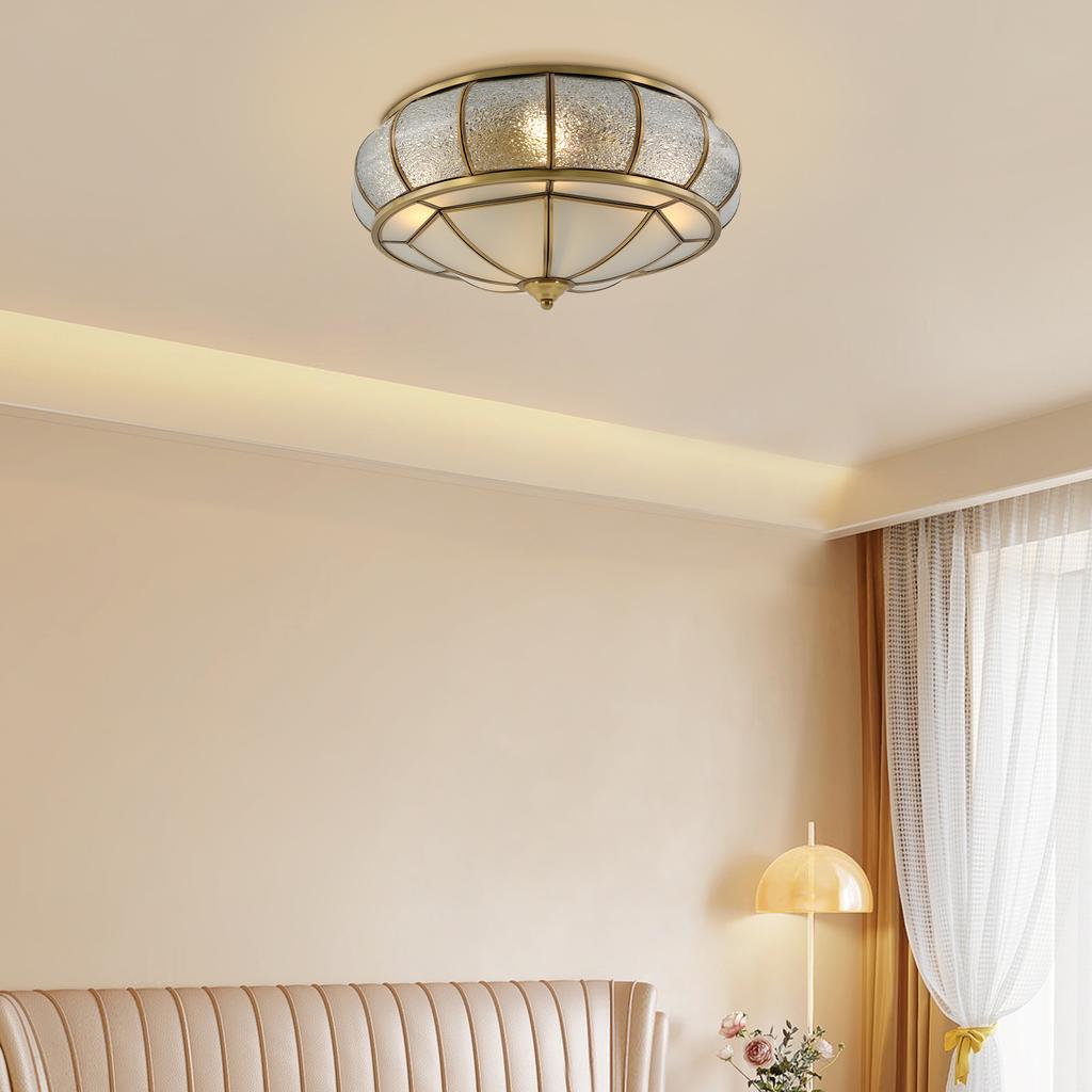 Modern Crystal Ceiling Light Fixture, 4-Light E26 Base No Bulbs Included, 110V Voltage for Living Room Bedroom,Easy Installation