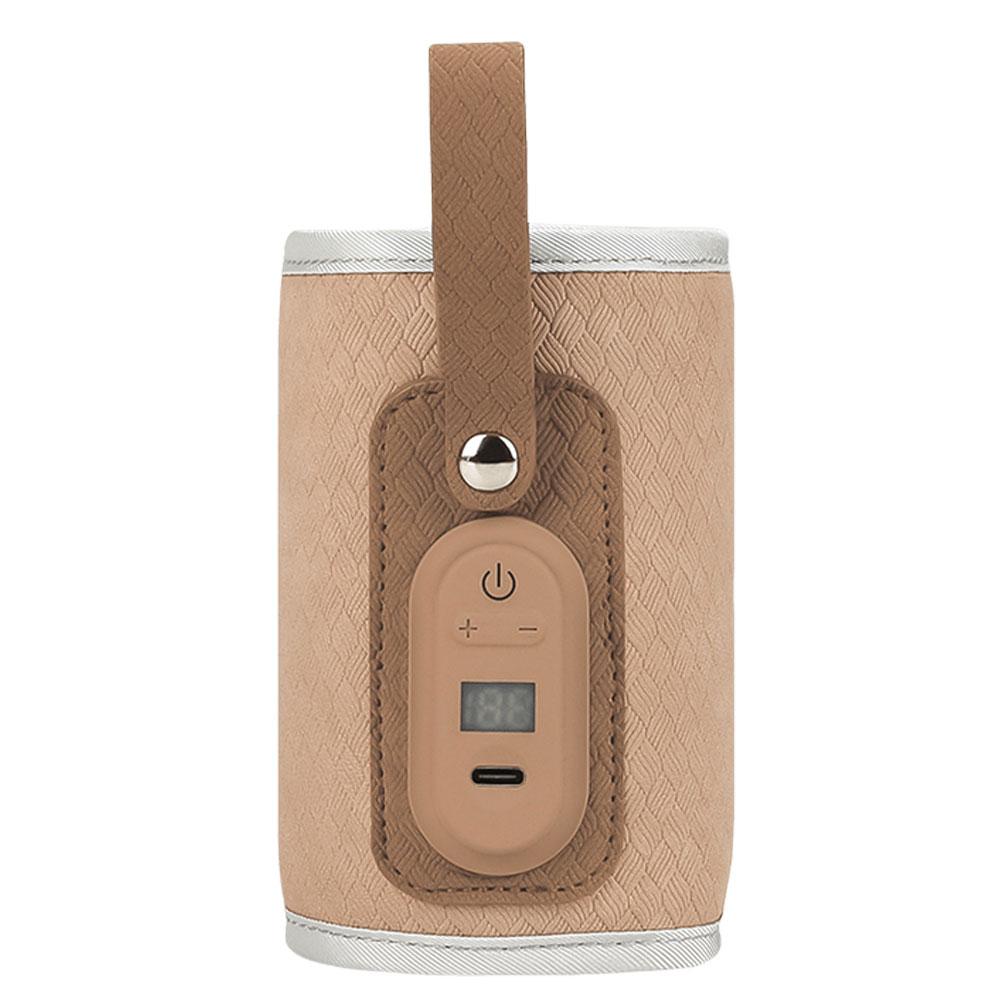 Baby Milk Warmer USB Powered Digital Display Baby Nursing Bottle Heater Portable Bottle Warmer for Baby Children Outdoor Travel