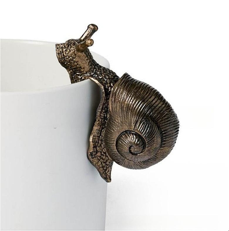 Decoración Viral de Colgante de Caracol para Plantas, Adorno de Animal de Resina para Jardín para el Borde de Maceta, Acento de Hogar en Tendencia