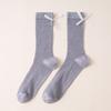 5 Pairs of Female Spring and Autumn Draw A Lovely Bow Ballet Socks
