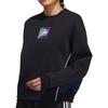 adidas Sweatshirts Women's Black Crew Neck Moderate Regular HE2917