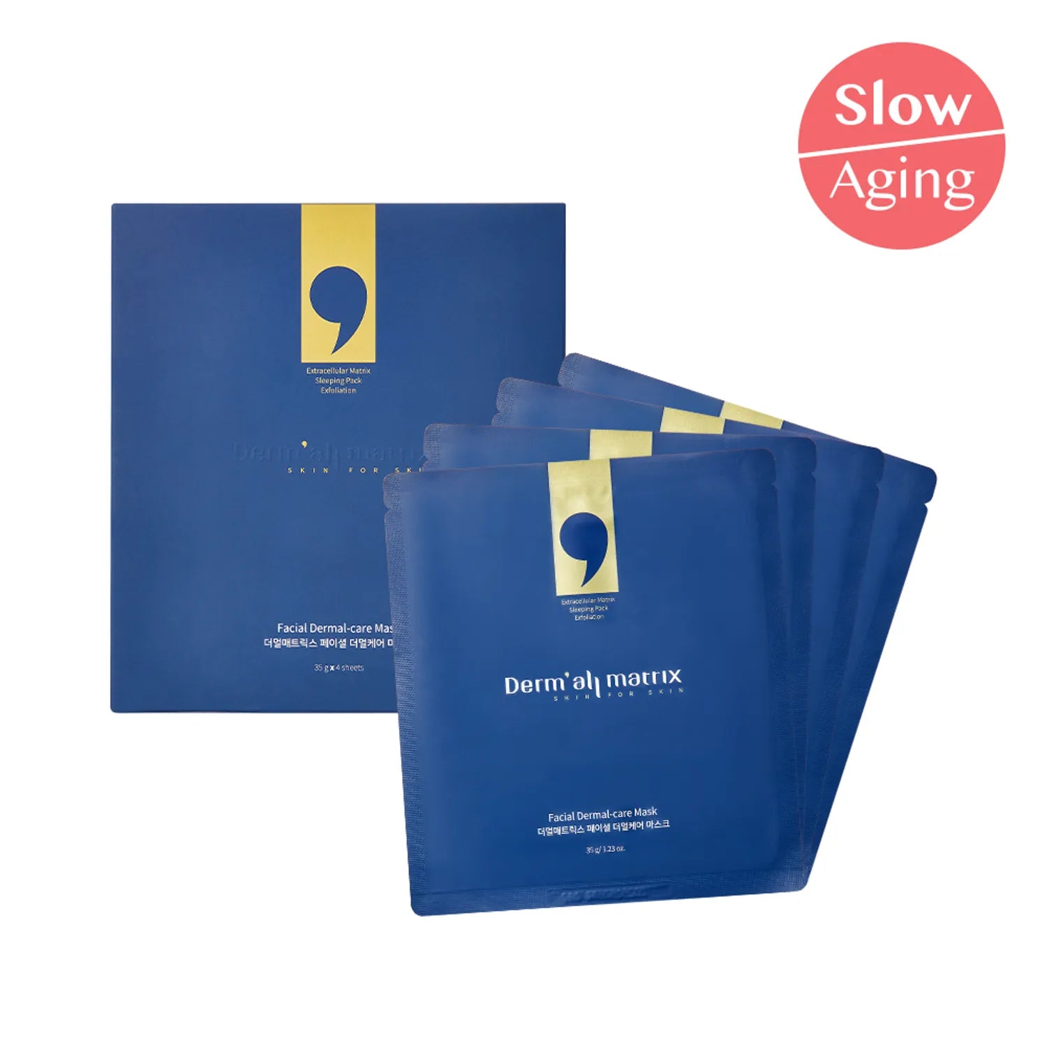 Dermall Matrix Facial Dermal-care Mask Sheet 4ea 4pcs