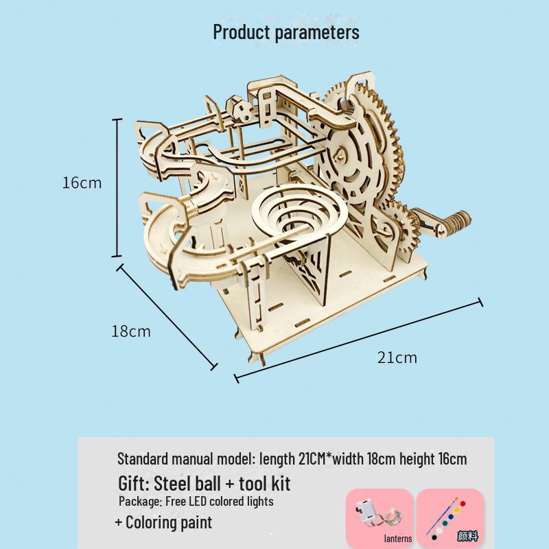 

Дерев яні американські гірки своїми руками для учнів: Розвиваюча механічна іграшка